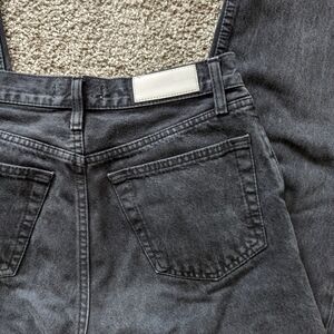 Re / Done Originals HR Frayed Cuff Jeans